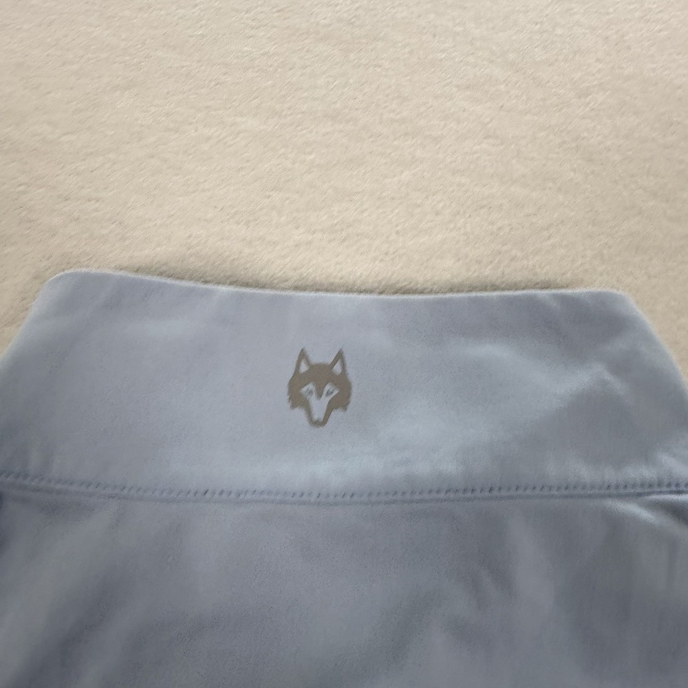 Greyson Golf Tate 1/4 Zip Pullover Solid Blue Performance Medium Long Sleeve - Picture 6 of 8